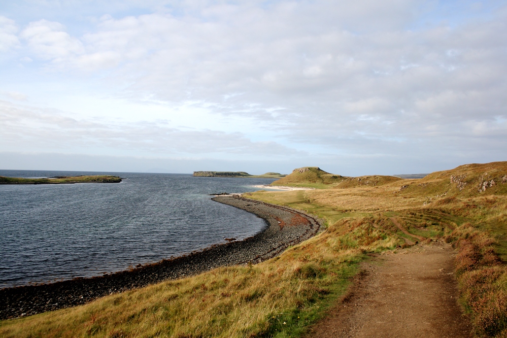 Auf dem Weg zum Coral Beach - Isle of Skye