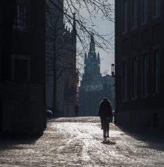 Auf dem Weg zum Dom von Münster