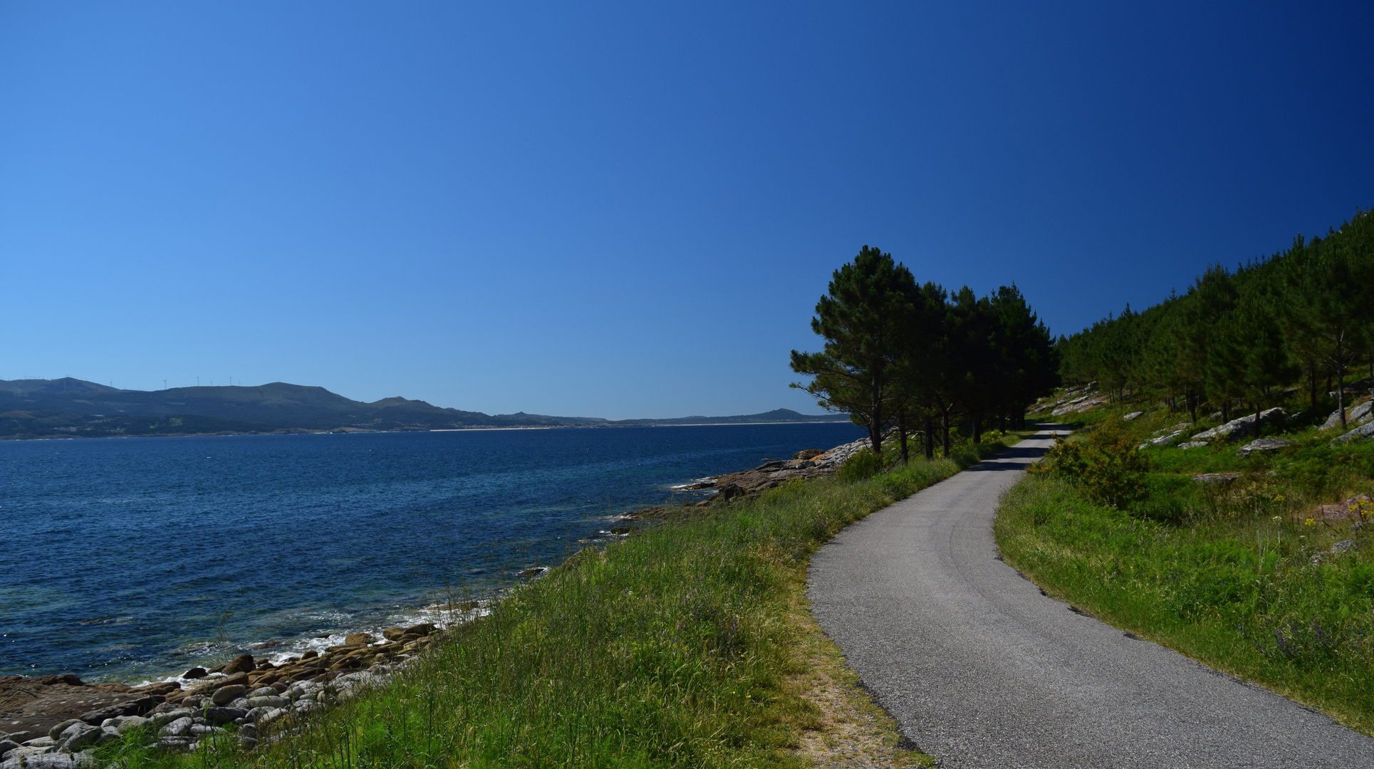 Auf dem Weg zum Faro de Louro