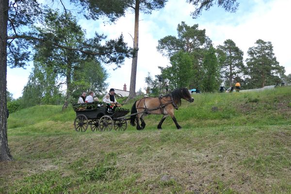 auf dem Weg zum Fest