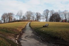 Auf dem Weg zum Friedensberg, früher Hainberg , im Mittelalter Galgenberg