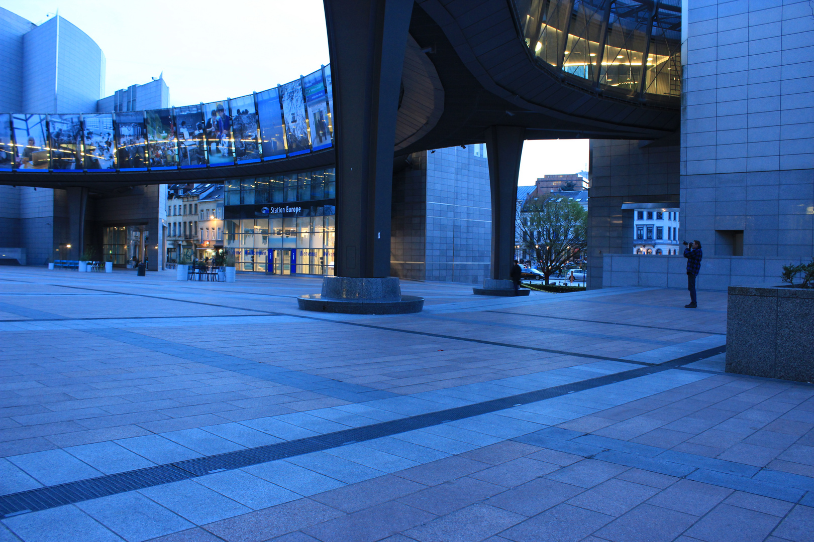 Auf dem Weg zum Gare de Luxembourg