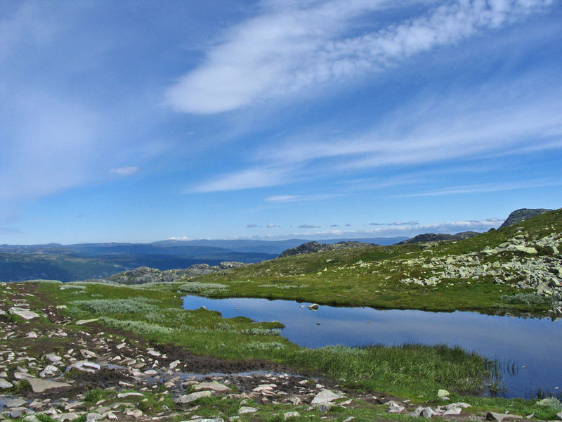 Auf dem Weg zum Gaustatoppen