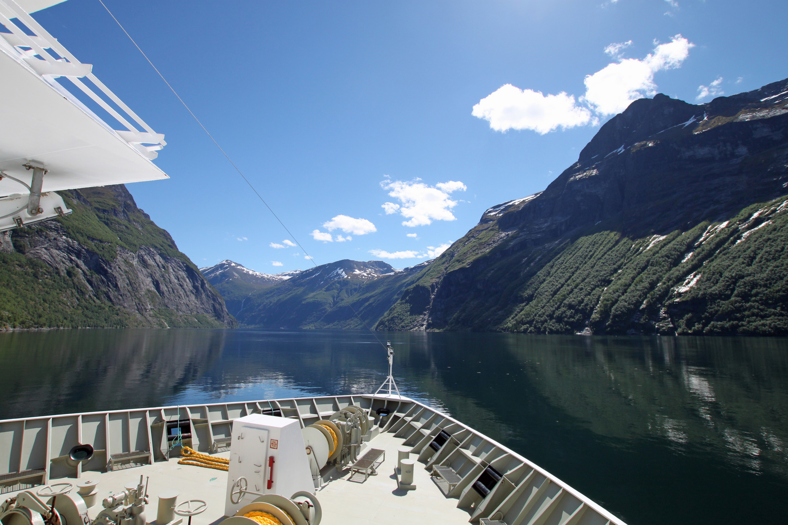 Auf dem Weg zum Geirangerfjord