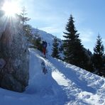 Auf dem Weg zum Gipfel