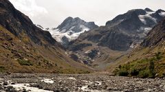 Auf dem Weg zum Gletscher ...