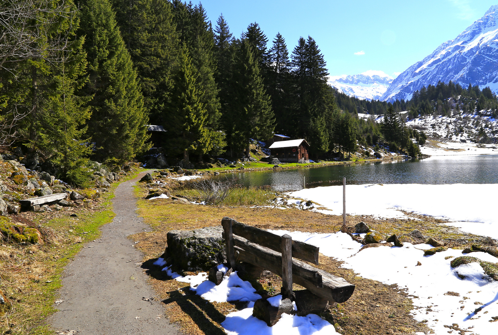 Auf dem Weg zum Golzernsee