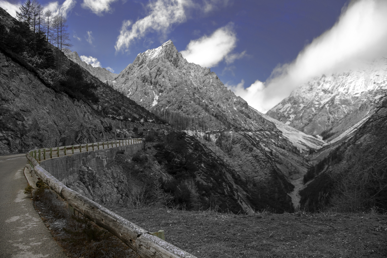 auf dem weg zum Hahntennjoch