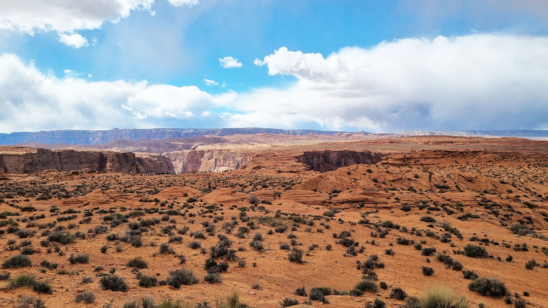 auf dem Weg zum Horseshoe Bend