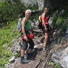 Auf dem Weg zum Klettersteig