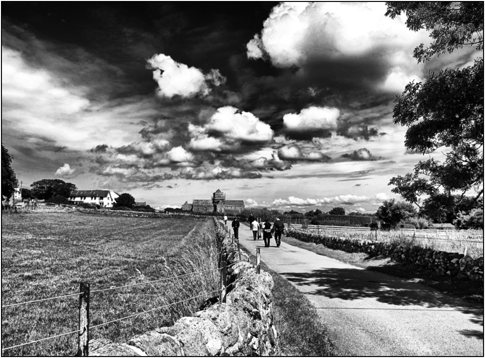 Auf dem Weg zum Kloster