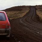 Auf dem Weg zum Lieblingswasserfall (Dettifoss)