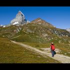 Auf dem Weg zum Matterhorn