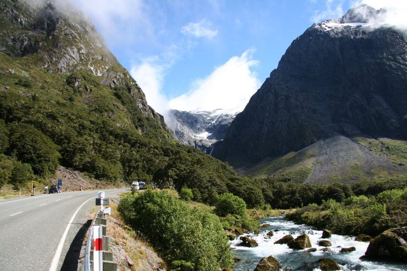 Auf dem Weg zum Milford Sound