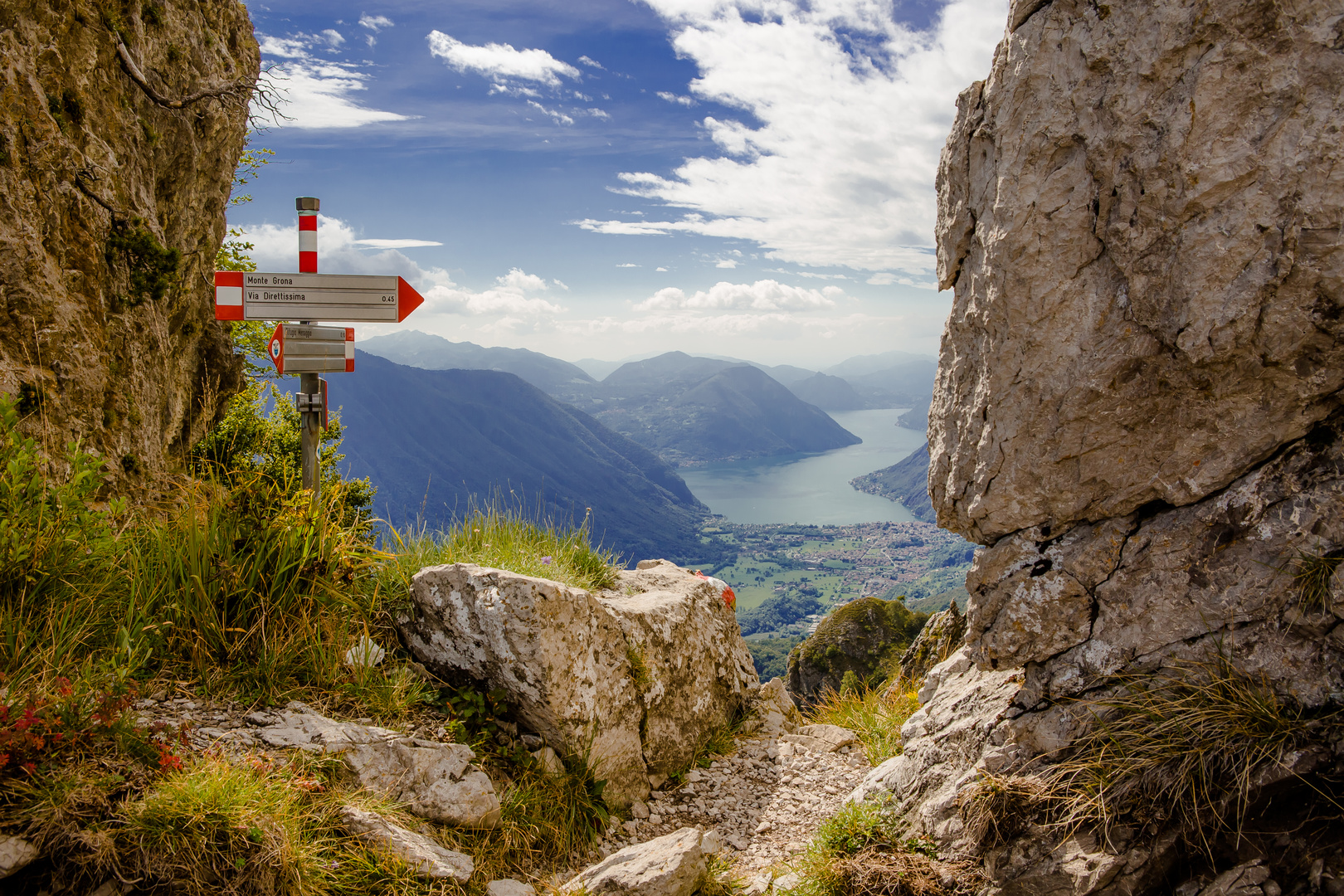 Auf dem Weg zum Monte Grona