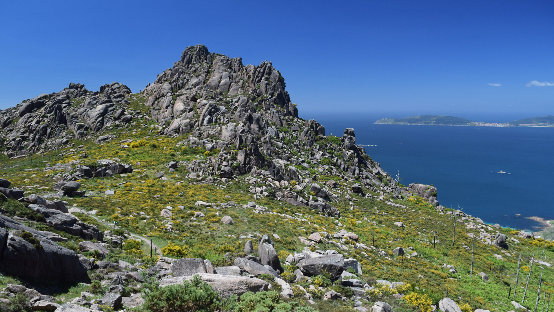 Auf dem Weg zum Monte Pindo