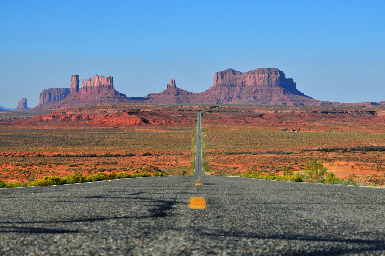 Auf dem Weg zum Monument Valley