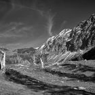 Auf dem Weg zum Nebelhorngipfel