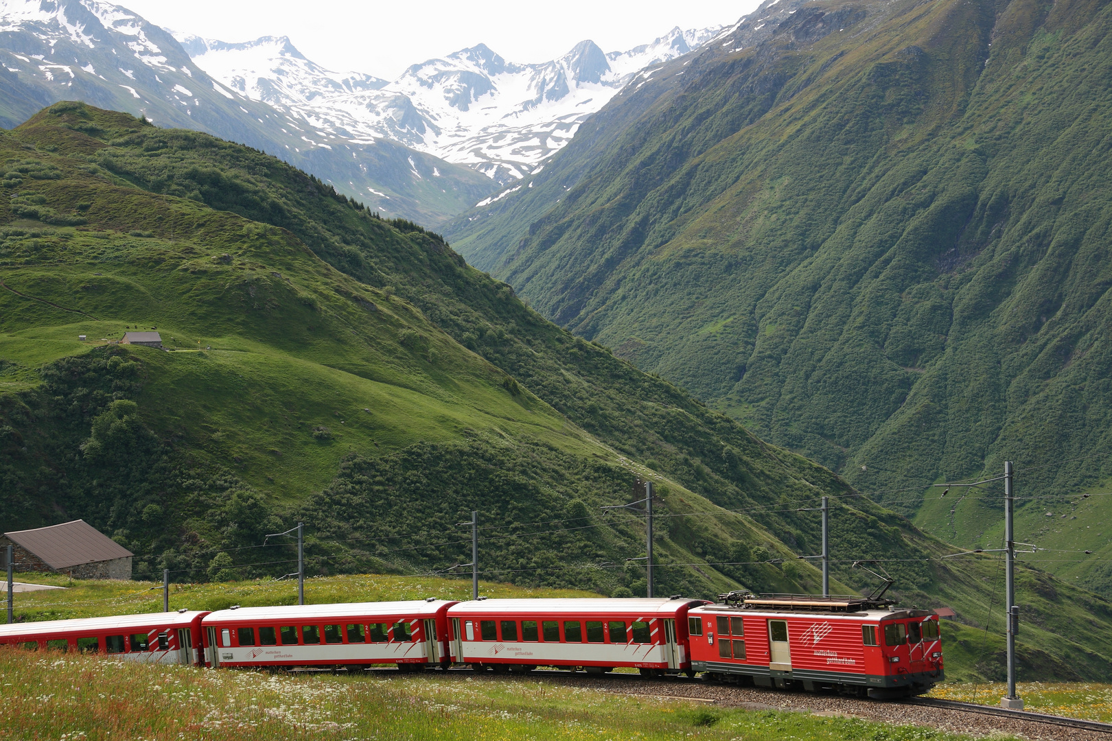 Auf dem Weg zum Oberalbpass