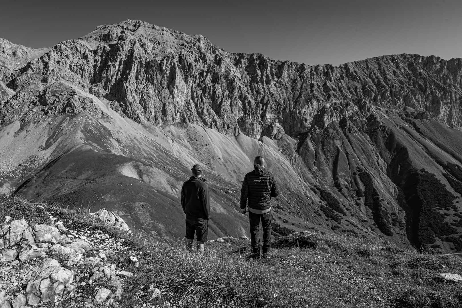 Auf dem Weg zum Predigtstein