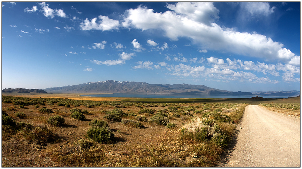 Auf dem Weg zum Pyramidlake