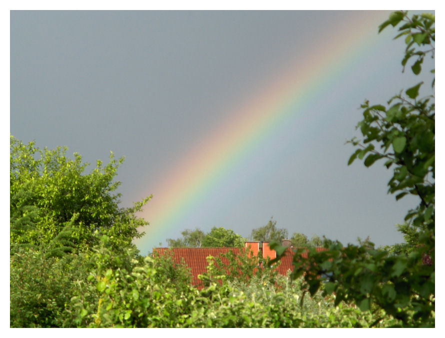 Auf dem Weg zum Regenbogen