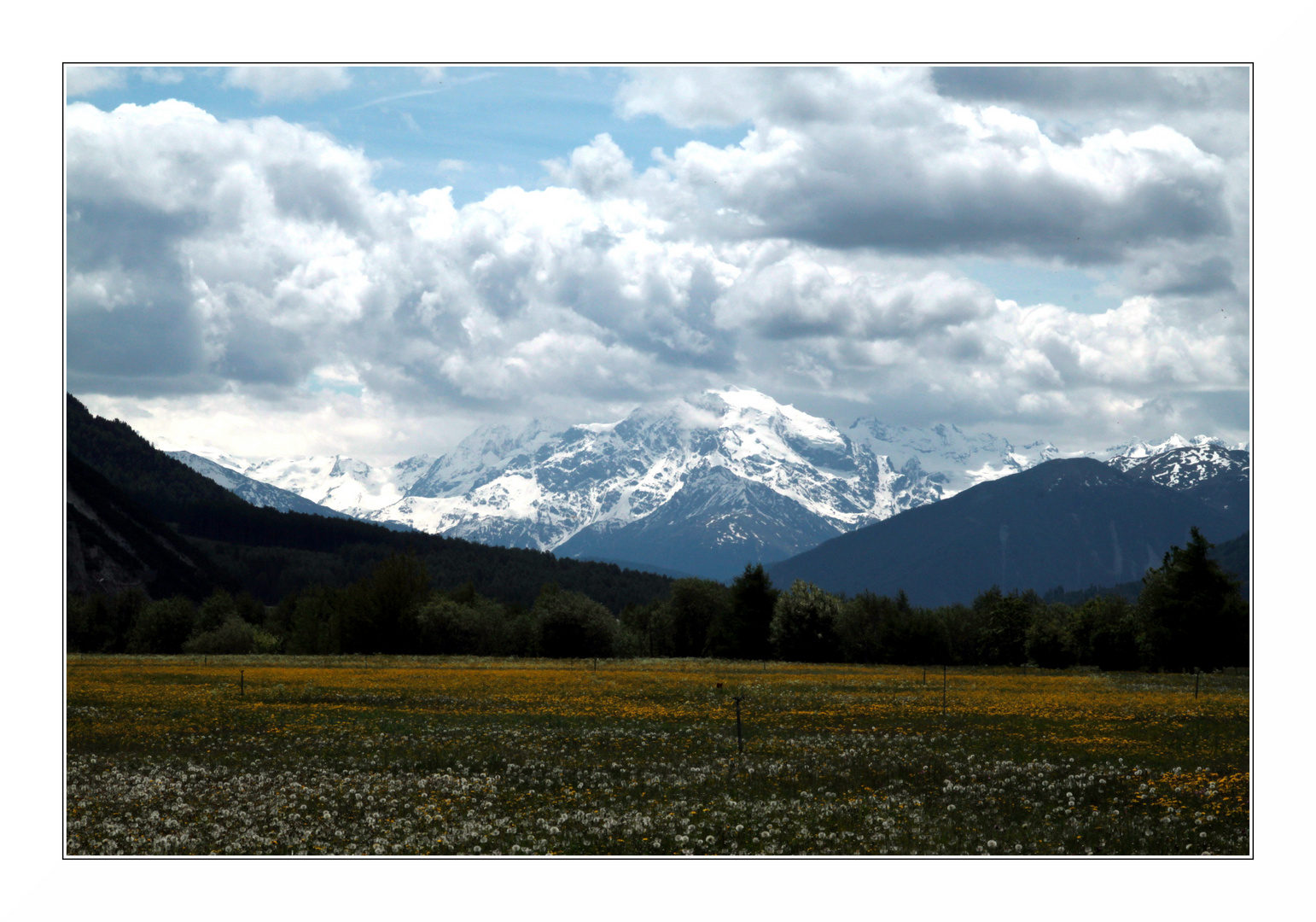 Auf dem Weg zum Reschenpass.