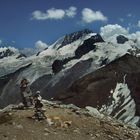 auf dem weg zum rothorn--schweiz