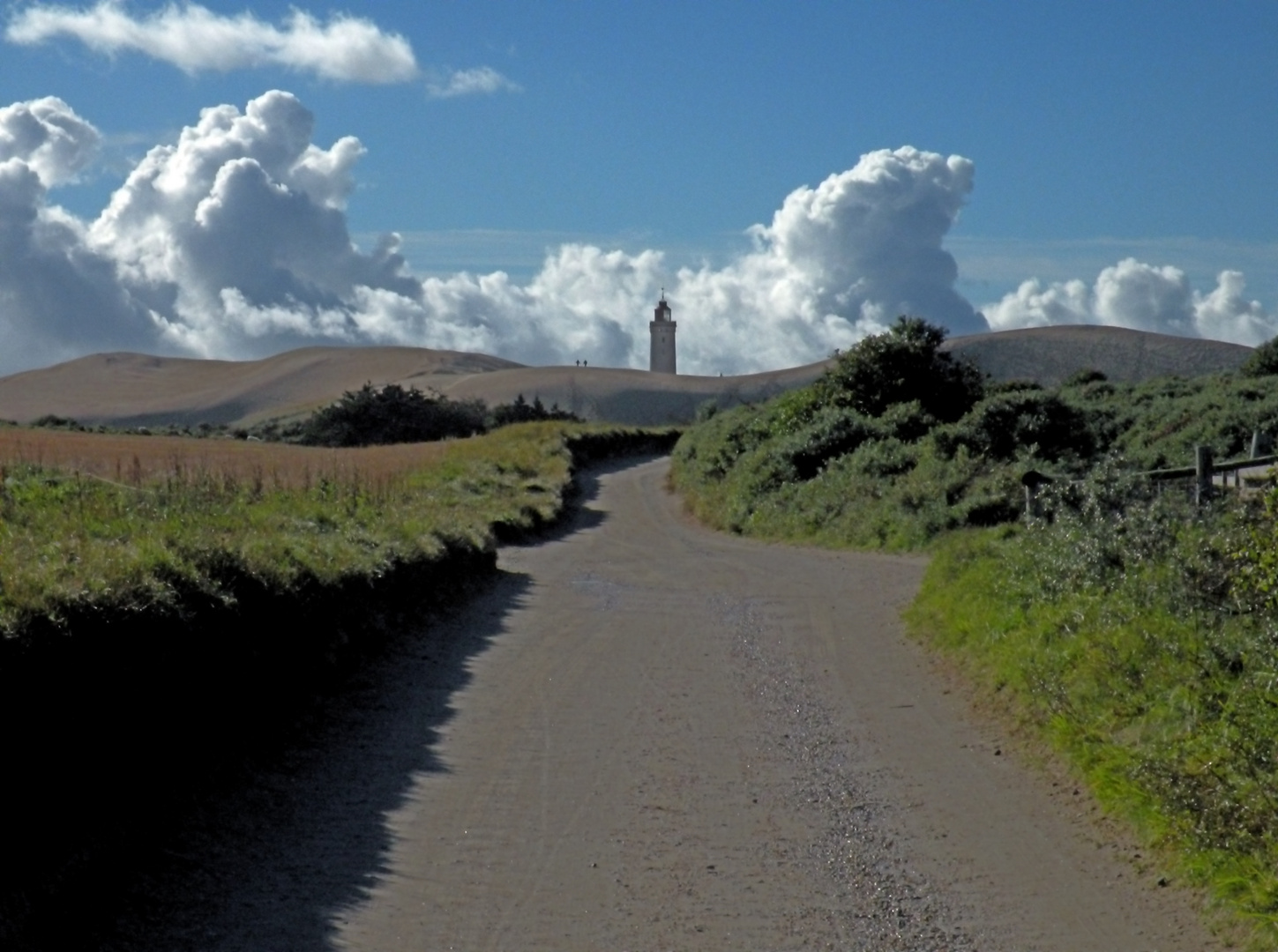 Auf dem Weg zum Rubjerg Knude Leuchtturm.