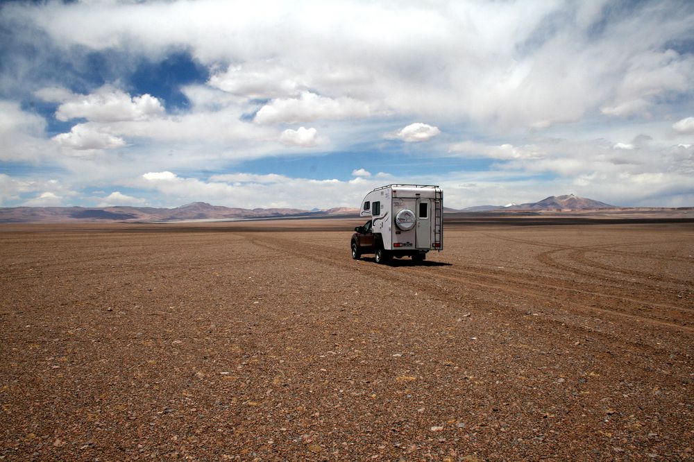 Auf dem Weg zum Salar de Tara...