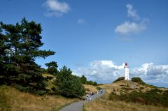 Auf dem Weg zum Sanddorn am Leuchtturm 