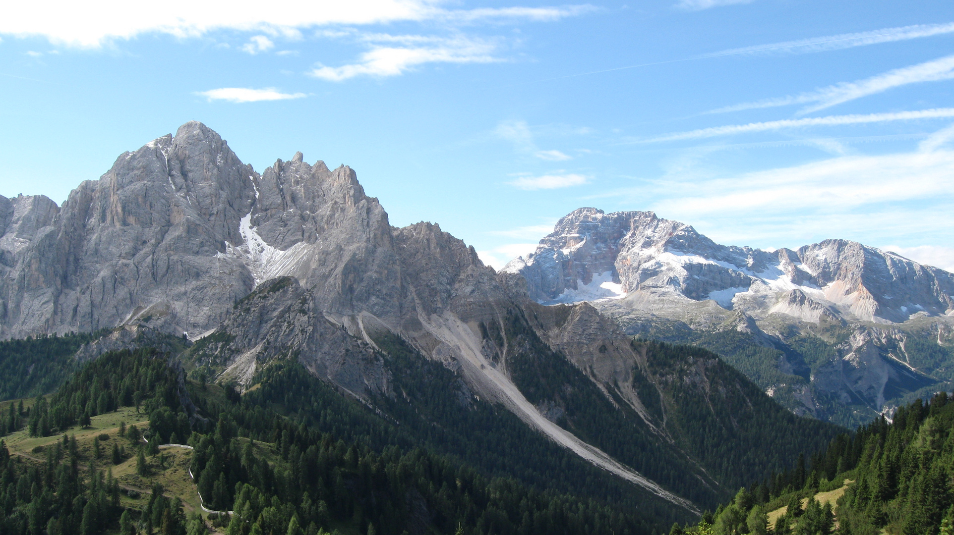 auf dem Weg zum Sarlkofel