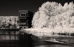 Auf dem Weg zum Schiffshebewerk