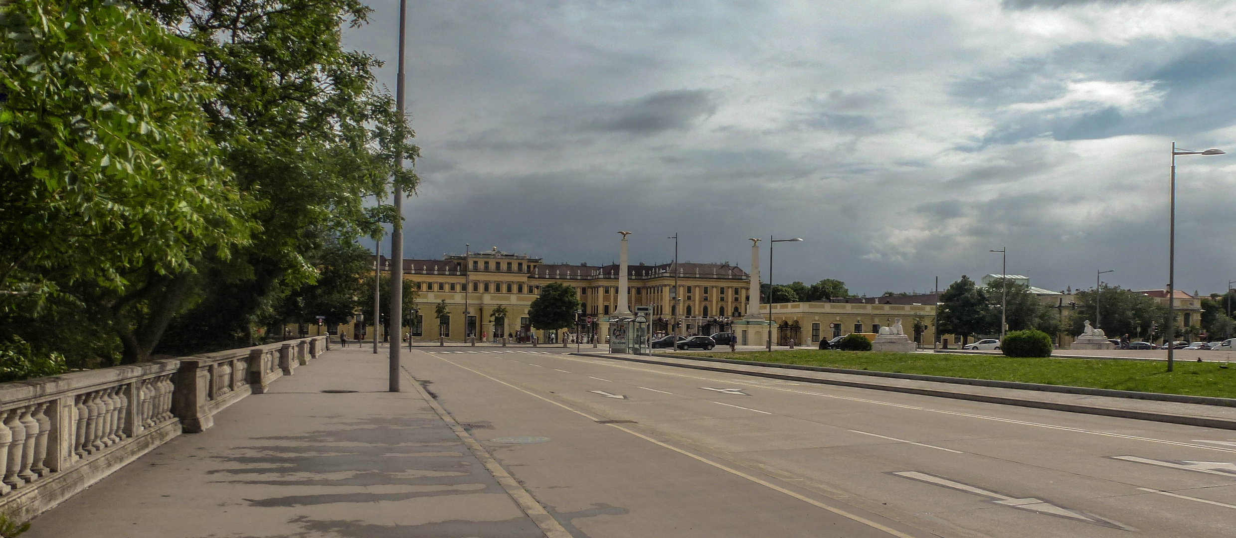 Auf dem Weg zum Schloss