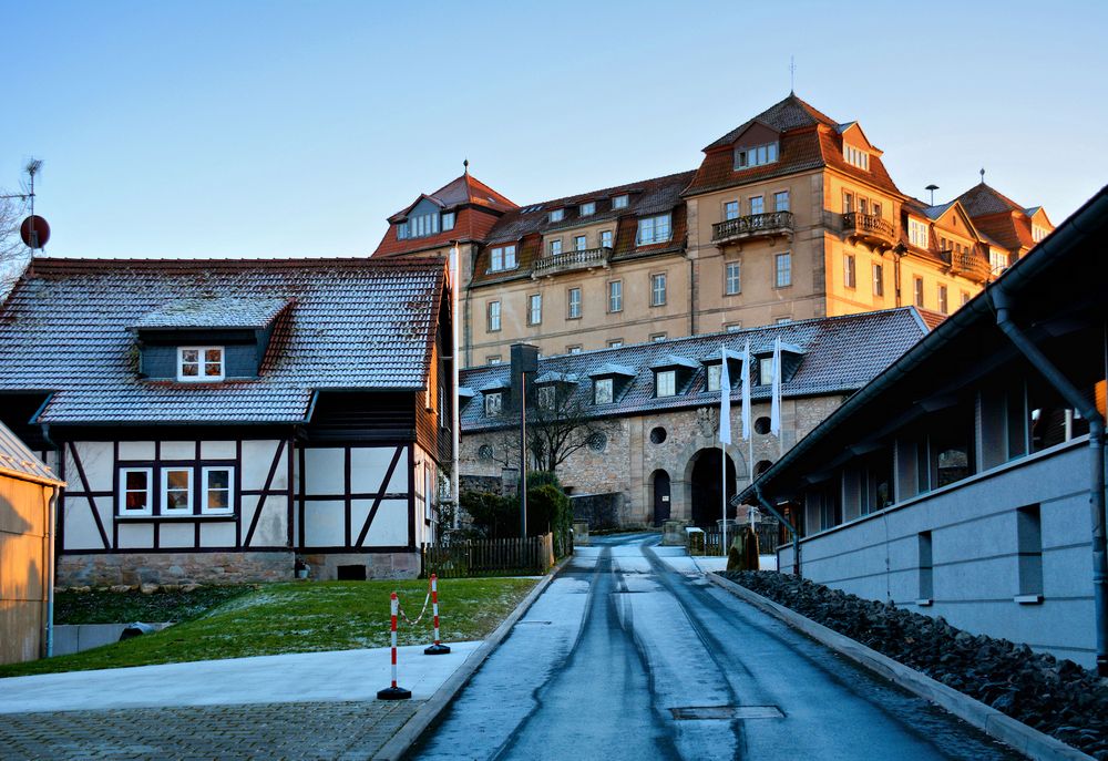 auf dem Weg zum Schloß Bieberstein...