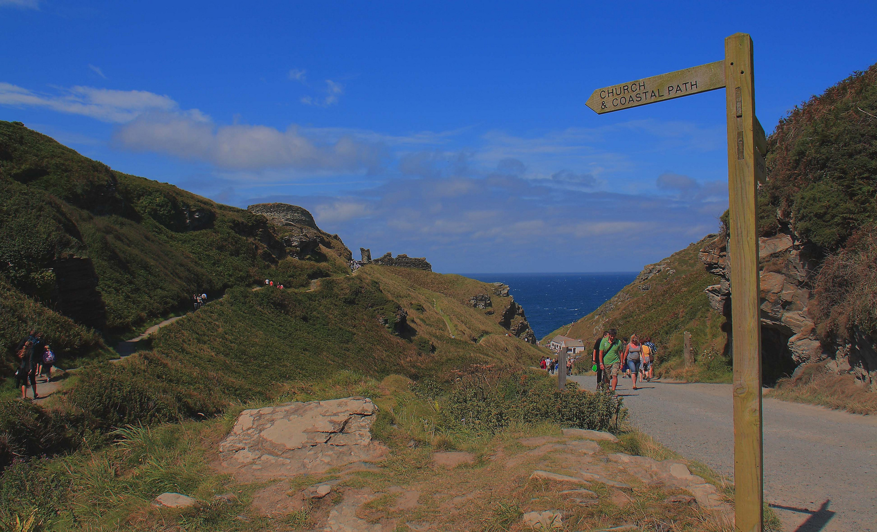 Auf dem Weg zum Schloss Tintagel