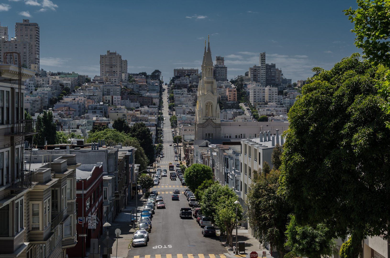 auf dem Weg zum Signal Hill , San Francisco