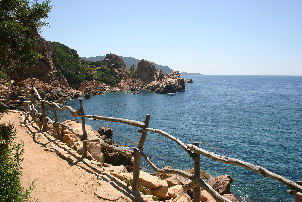 Auf dem Weg zum "Spiaggia Li Cossi" - Costa Paradiso