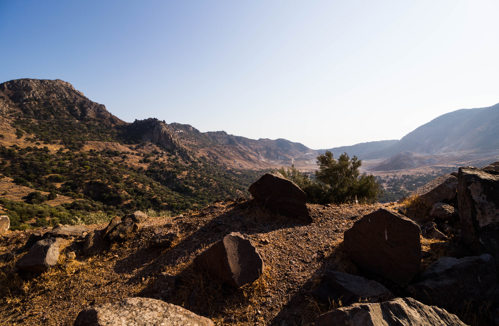 Auf dem Weg zum Stefanos-Krater, Nisyros