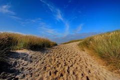 Auf dem Weg zum Strand ...