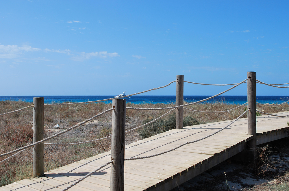 ...auf dem Weg zum Strand!