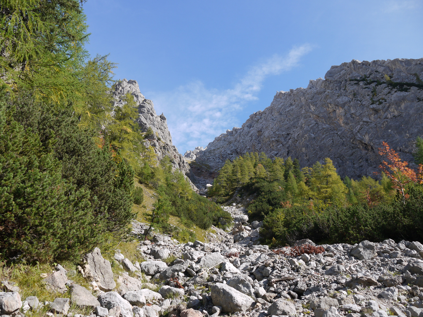 Auf dem Weg zum Trischübel