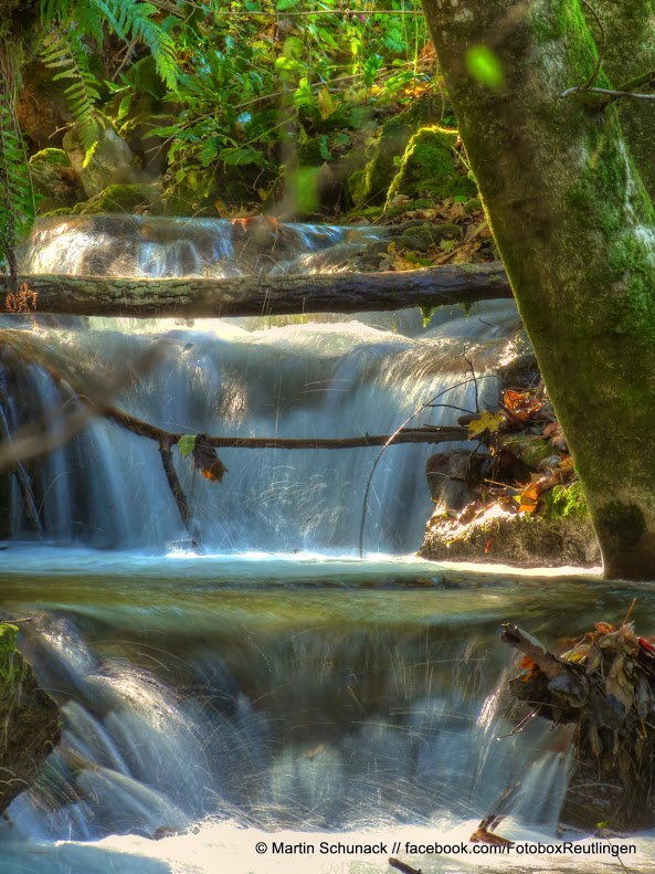 Auf dem Weg zum Uracher Wasserfall