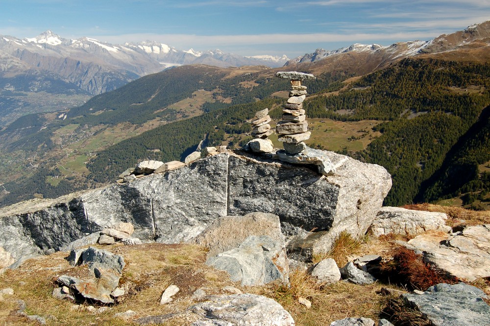 Auf dem Weg zum Wannehorn