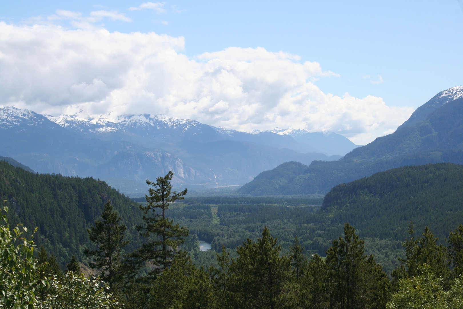 Auf dem Weg zum Whistler