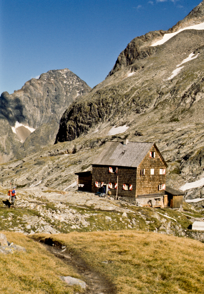 Auf dem Weg zur Adolf-Noßberger-Hütte 09/1978
