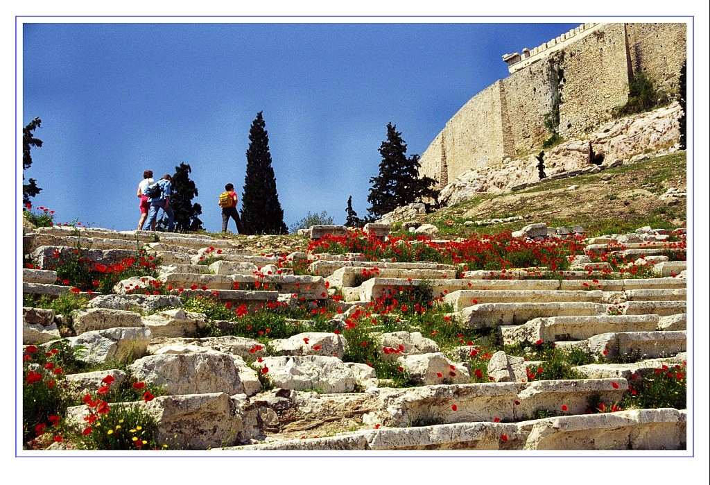 Auf dem Weg zur Akropolis!