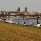 Auf dem Weg zur Albertbrücke in Dresden ein erstes Bild....