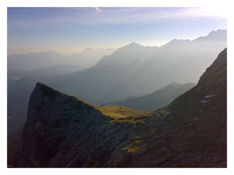 auf dem Weg zur Alpspitze