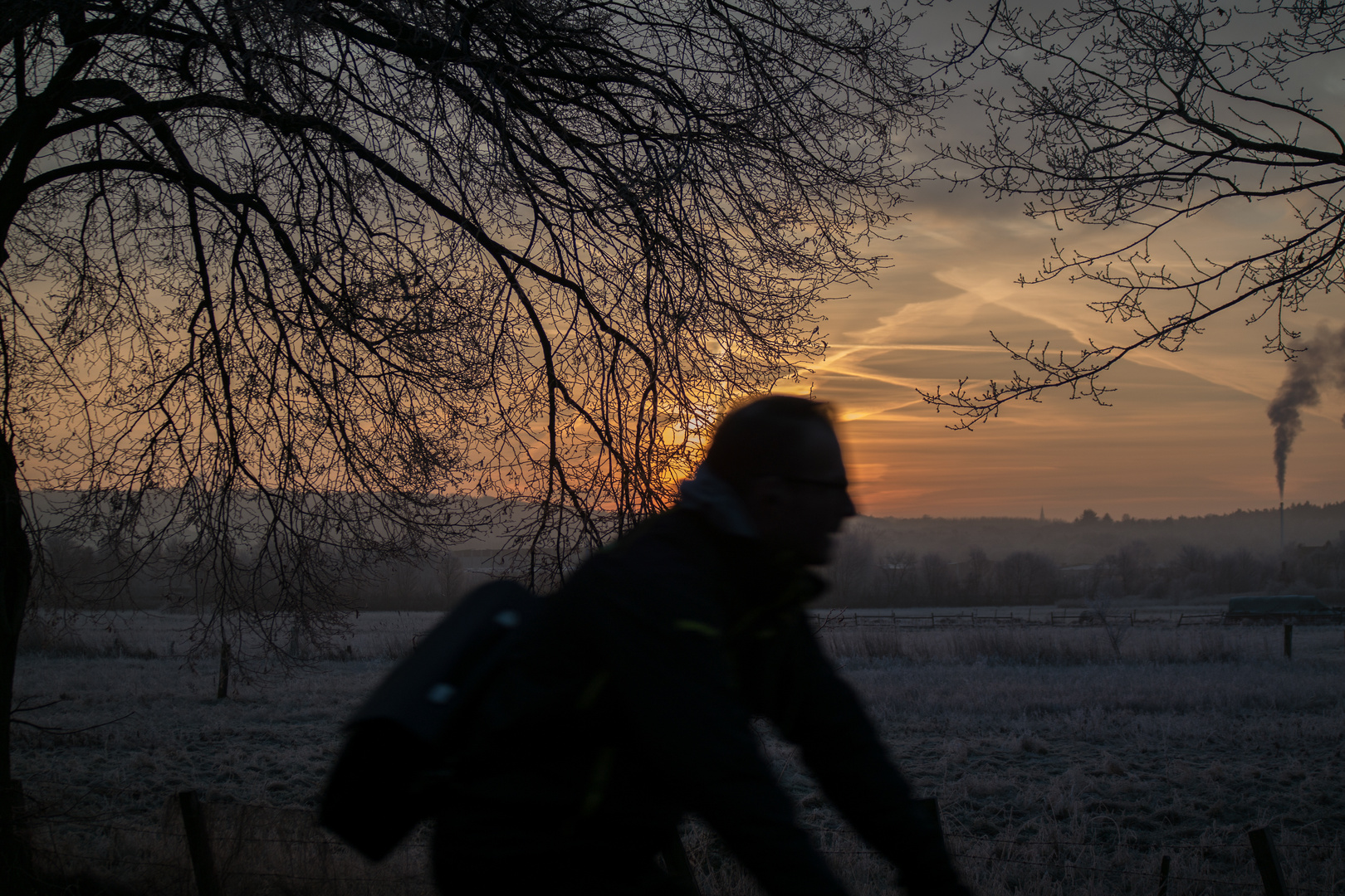 Auf dem Weg zur Arbeit